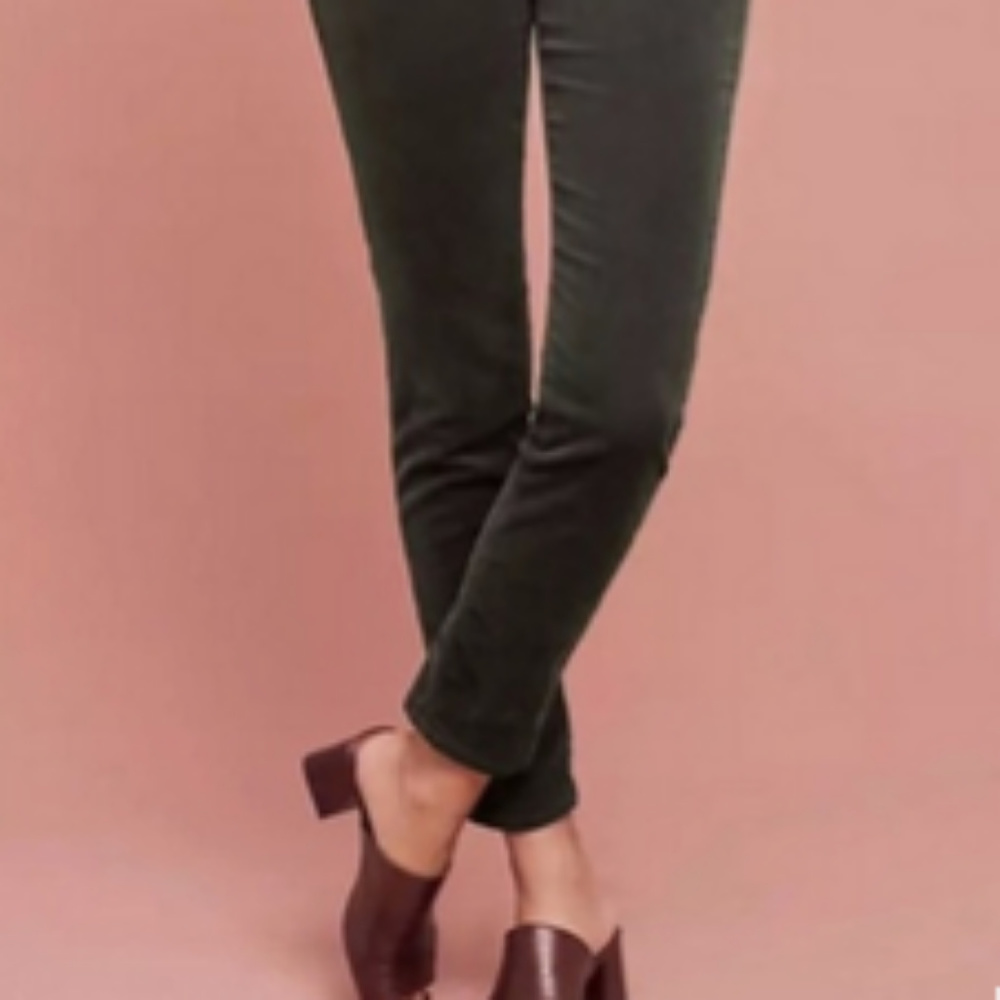 AG GOLDSCHMIED Dark Gray Stevie Corduroys | 27